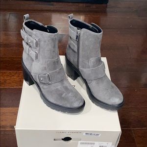 Marc Fisher Grey Booties